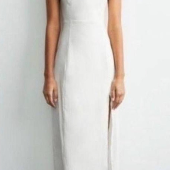 Strappy Ivory Linen Blend Zara Dress - Picture 3 of 7